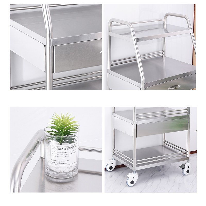 Wholesale Cheap Price Medical Trolley Cart For Hospital Or Clinic Stainless Steel Instrument Trolley