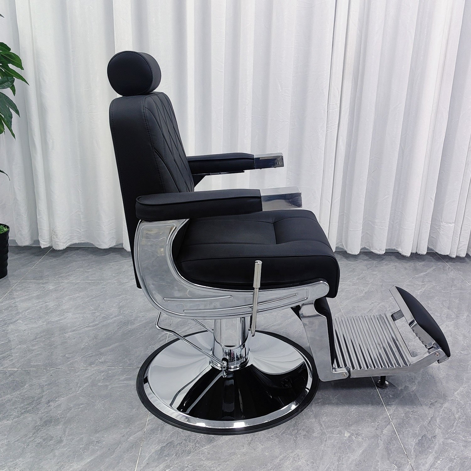 Hot Sale Reclining Hydraulic Pump Hair Salon Equipment Beauty Salon Barber Recliners Chairs Wholesale