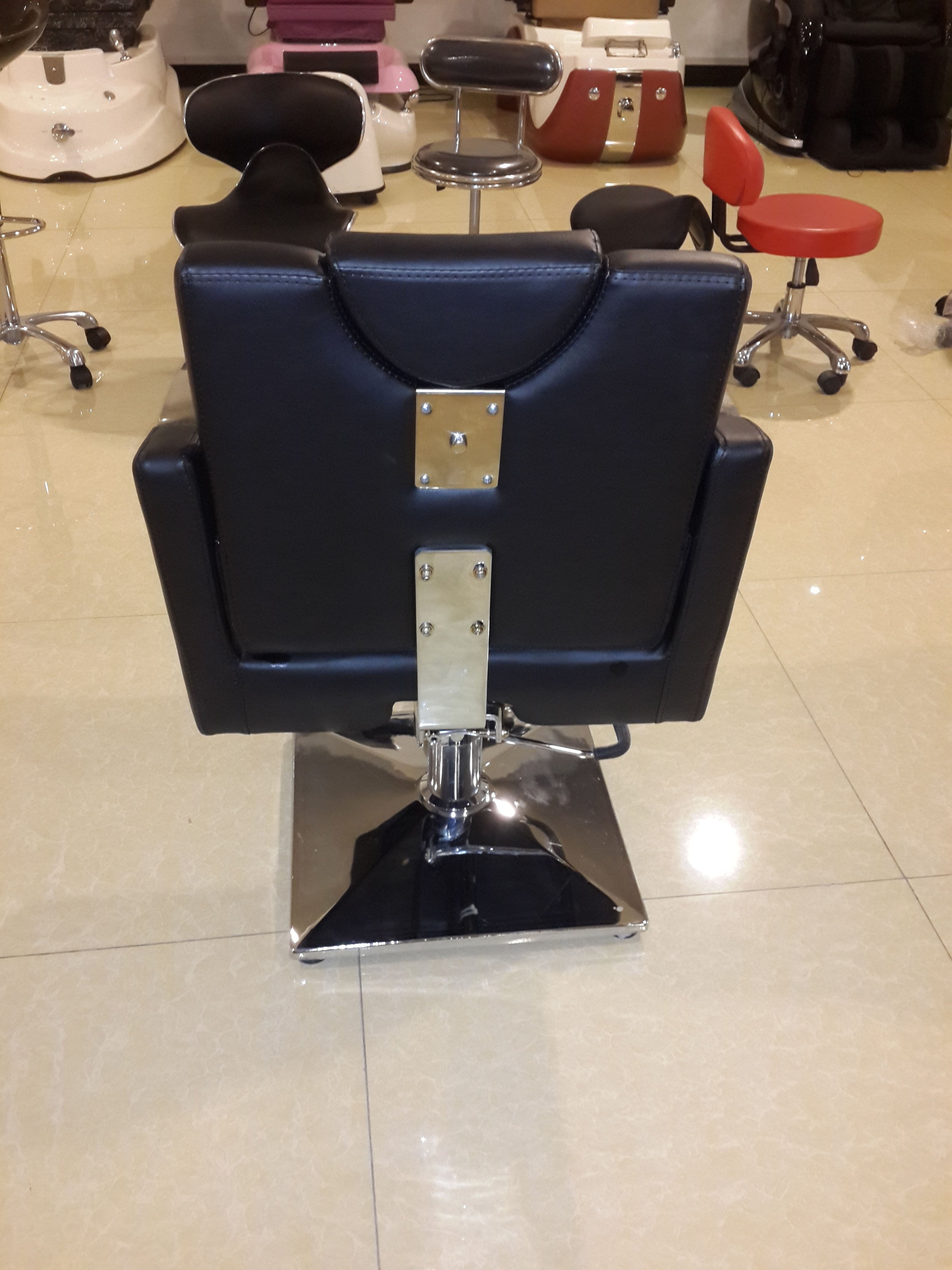 Hot sale beauty and hair salon furniture equipment waiting portable barber chair for men