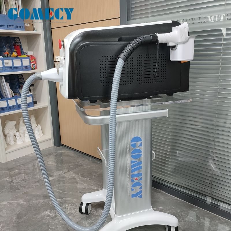 360 Degree Movable 4 Wheels Acrylic Table Great Trolley Stable Cart Table Alum Alloy Frame Beauty Machine Display