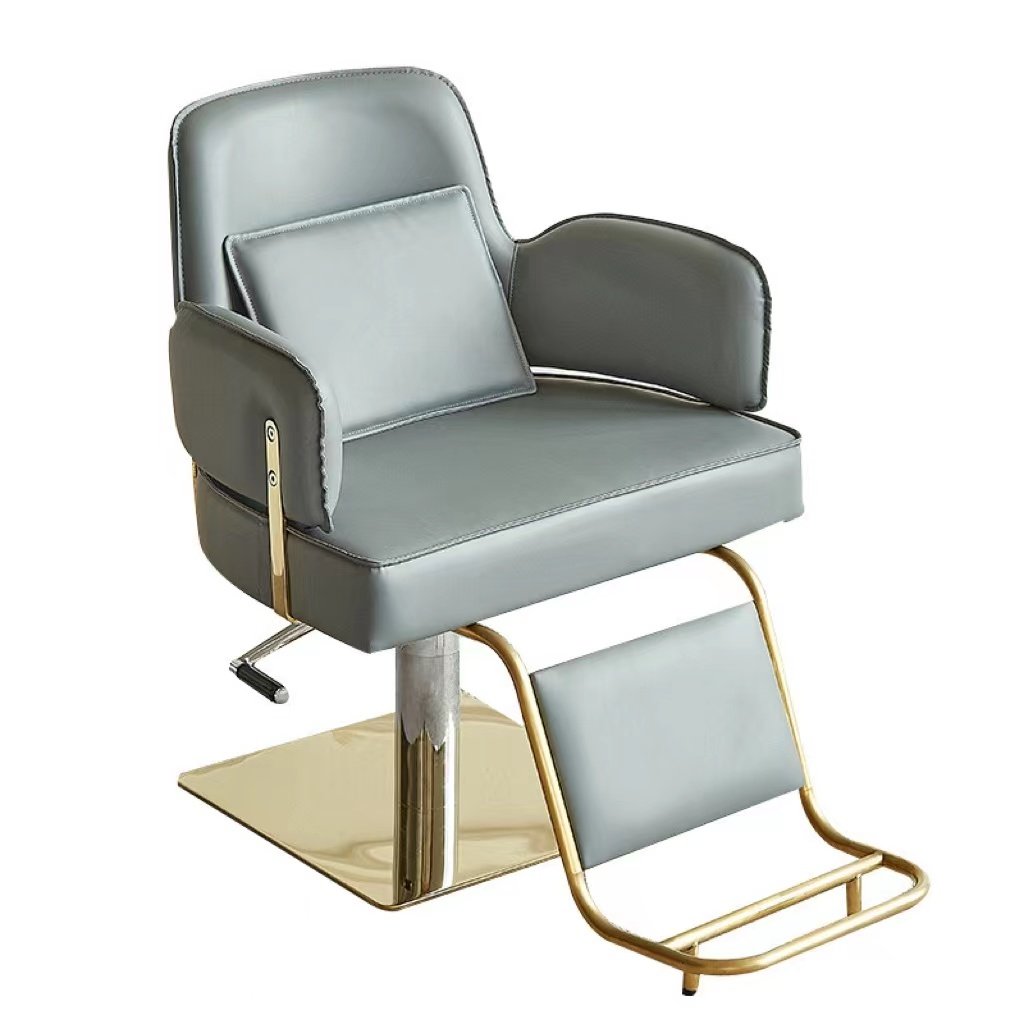 Modern design gold hydraulic salon barber chairs hairdressing barbershop salon furniture hairstyle chair