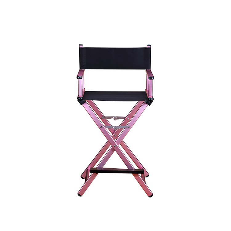 Professional Factory Aluminum Portable Custom Folding Chair Makeup Chair Tall Director Chair