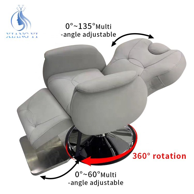 Modern Barbershop Adjustment Reclining Rotating Beauty Salon Hair Wash Barber Chair