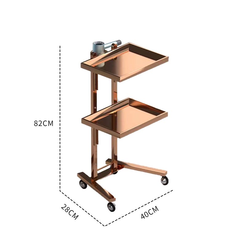 Factory Direct Sales Portable Salon Trolley Hairdressing Facial Beauty Trolley Cart Multi-function Hair Salon Equipment 4-wheels