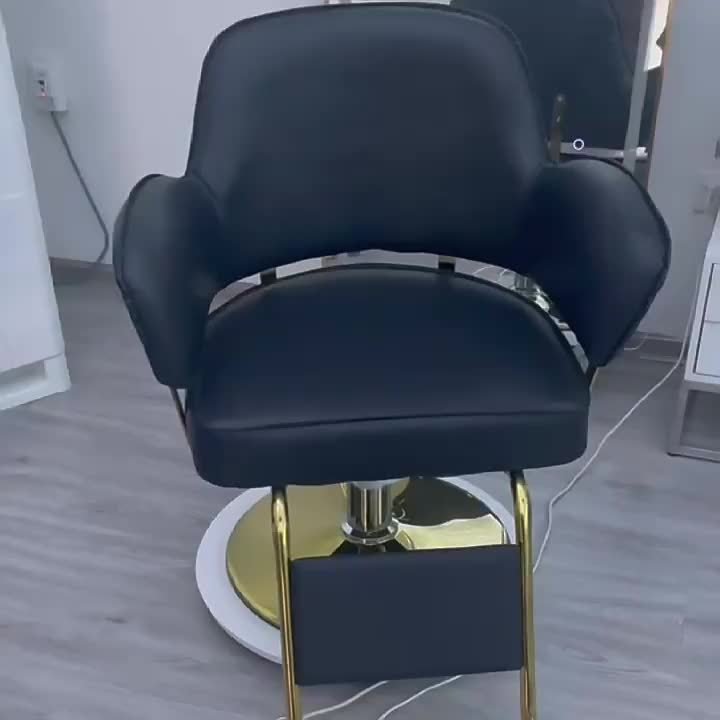 Wholesale OEM barber shop chairs black barber chair for sofa barber shop