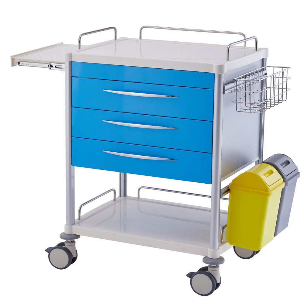 MRT-13 High Quality Hospital ABS Medical Records Trolley
