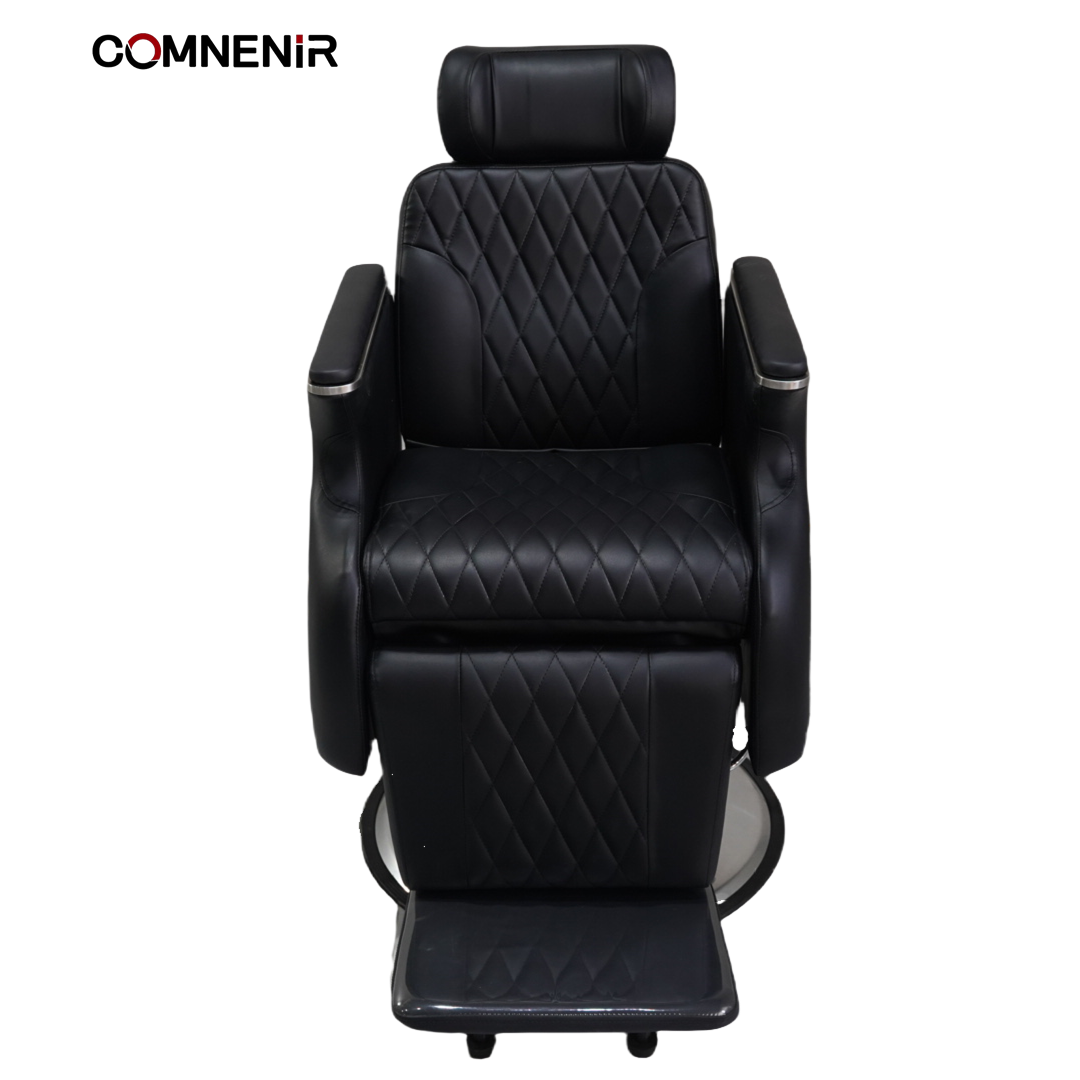 Modern White Adjustable Barber Chair for Hair Cutting Beauty Salon Pedicure Technician Furniture
