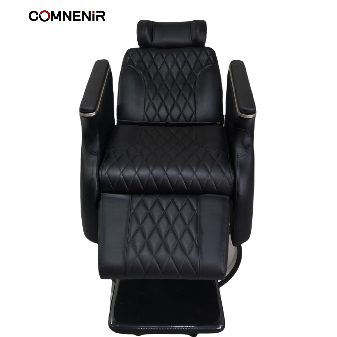 Modern White Adjustable Barber Chair for Hair Cutting Beauty Salon Pedicure Technician Furniture