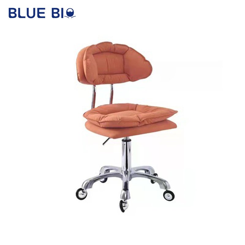 Comfortable Beauty Nail Salon Stylist Chair Hair Salon Stool Salon Furniture Adjustable Rotating Home Esports Blue Chair