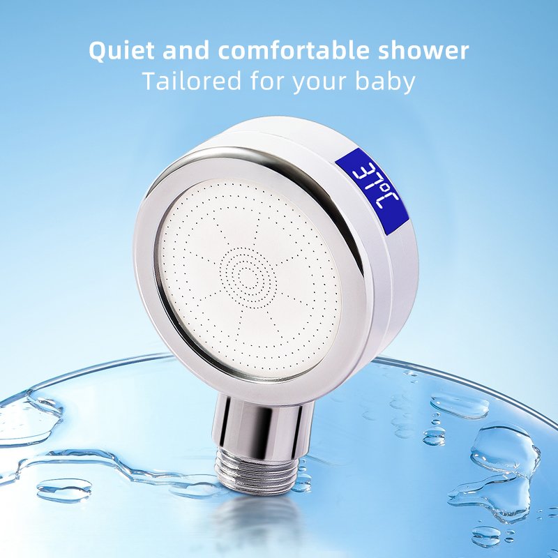 Salon Chair Barber Water Filter Shower Head Shampoo Ceramic Basin Sink Bowl LED Electric Shower Head