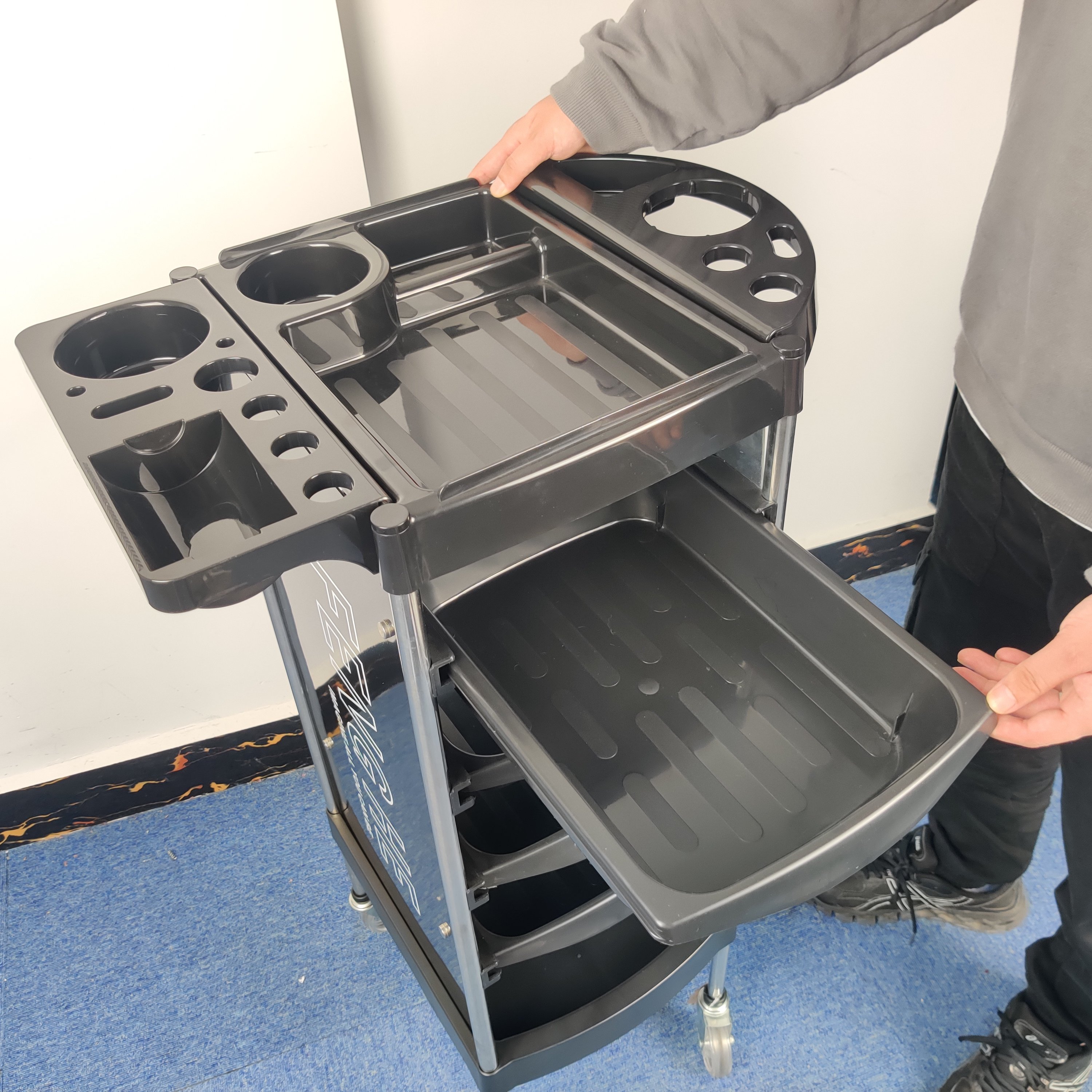 hair salon equipment hairdressing barber cart salon trolley