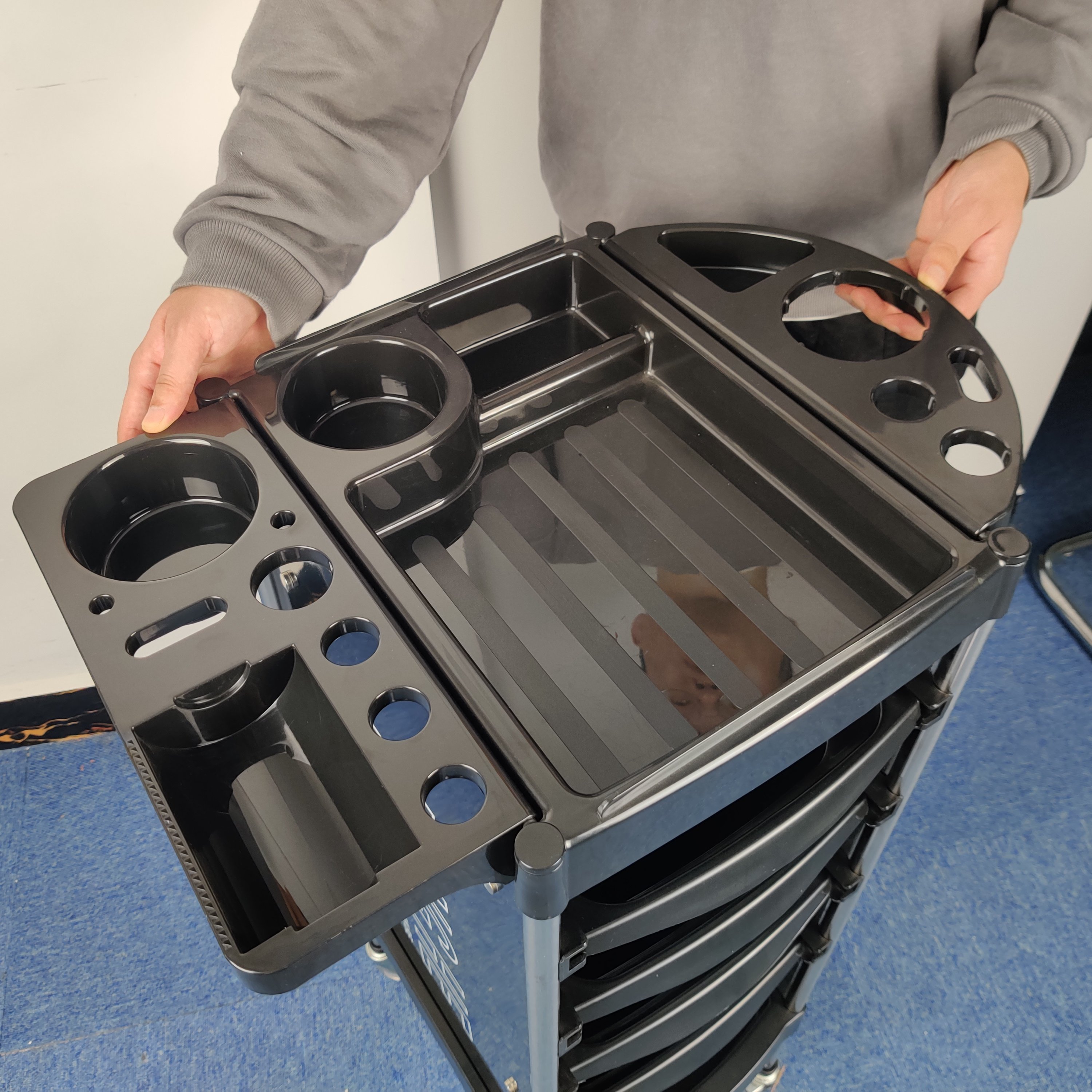 hair salon equipment hairdressing barber cart salon trolley