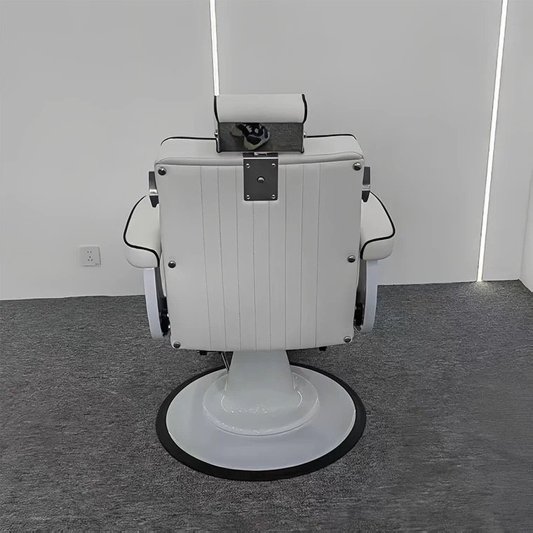 Hairdressing Salon Chair Commercial Furniture Barber Chair Hairdressing Beauty Salon Equipment Jincheng Wholesale White Modern