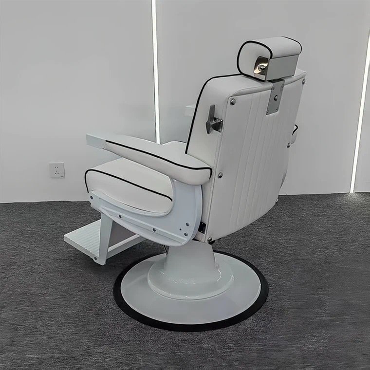 Hairdressing Salon Chair Commercial Furniture Barber Chair Hairdressing Beauty Salon Equipment Jincheng Wholesale White Modern