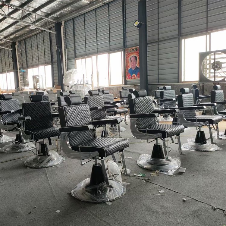 Kisen Factory direct selling station furniture shaving barbershop seat wholesale hair salon barber chair barbersalon chairs