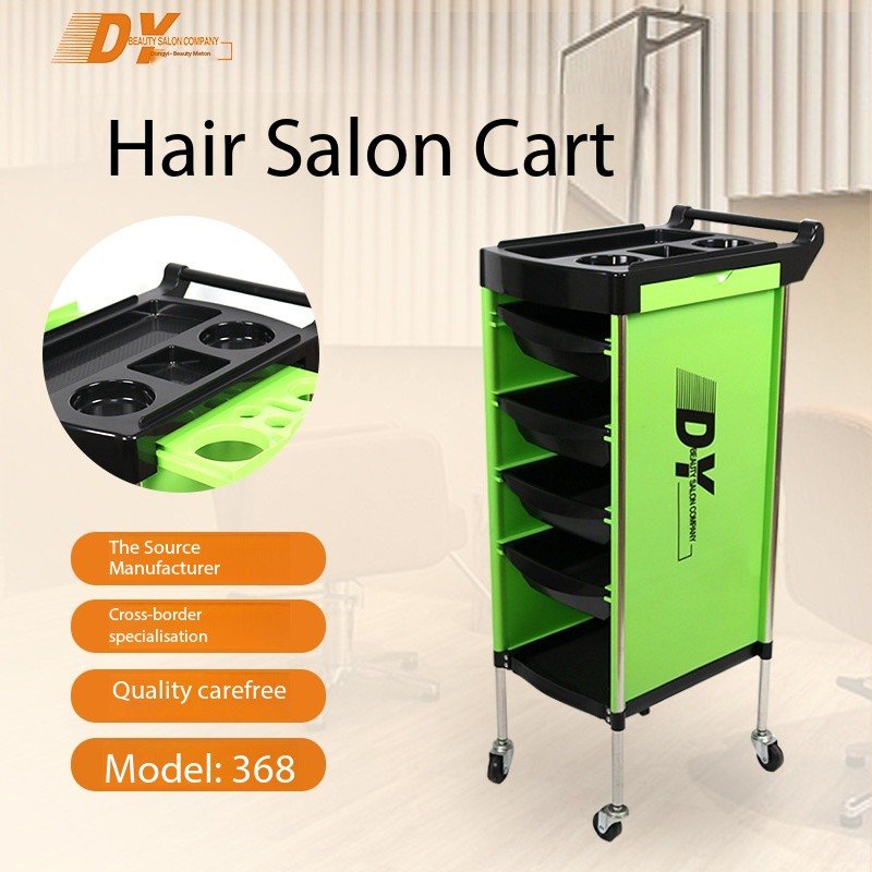 Beauty Salon Equipment Trolley Cart with On-Wheels Storage for Hair Salon Furniture for Living Room Kitchen Hospital Use