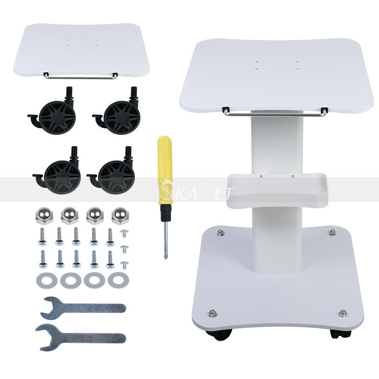 Factory price facial trolly white beauty trolley facial trolley