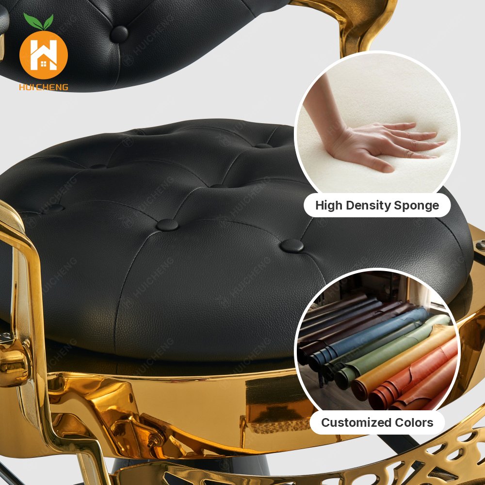 Vintage salon equipment heavy duty leather modern beauty salon barber shop beauty chair BC8868