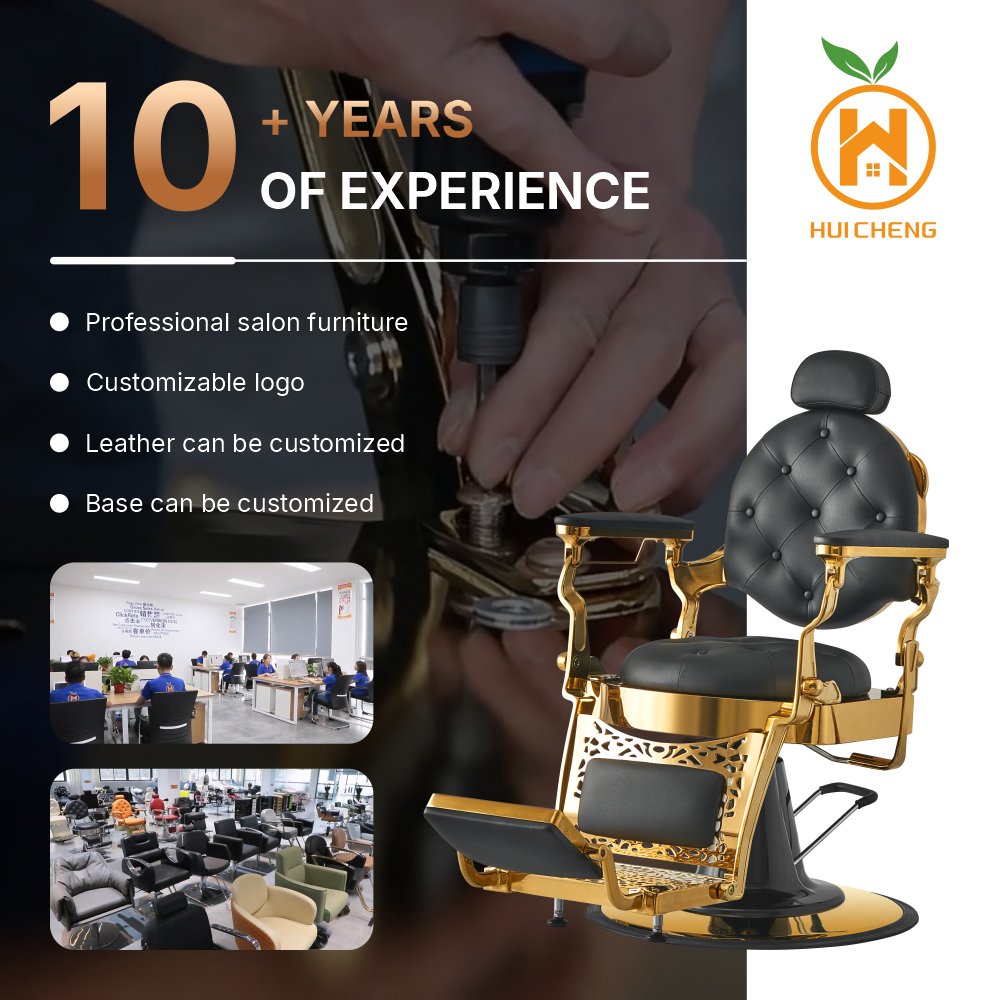 Vintage salon equipment heavy duty leather modern beauty salon barber shop beauty chair BC8868