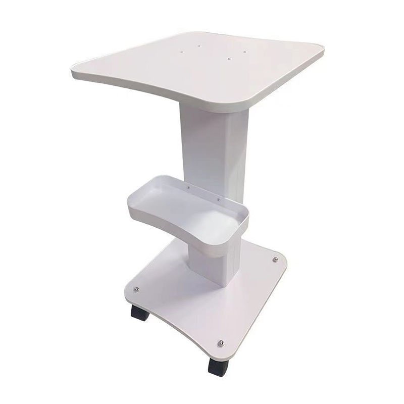 New design Portable metal white facial cosmetology spa beauty salon rolling trolley with drawers