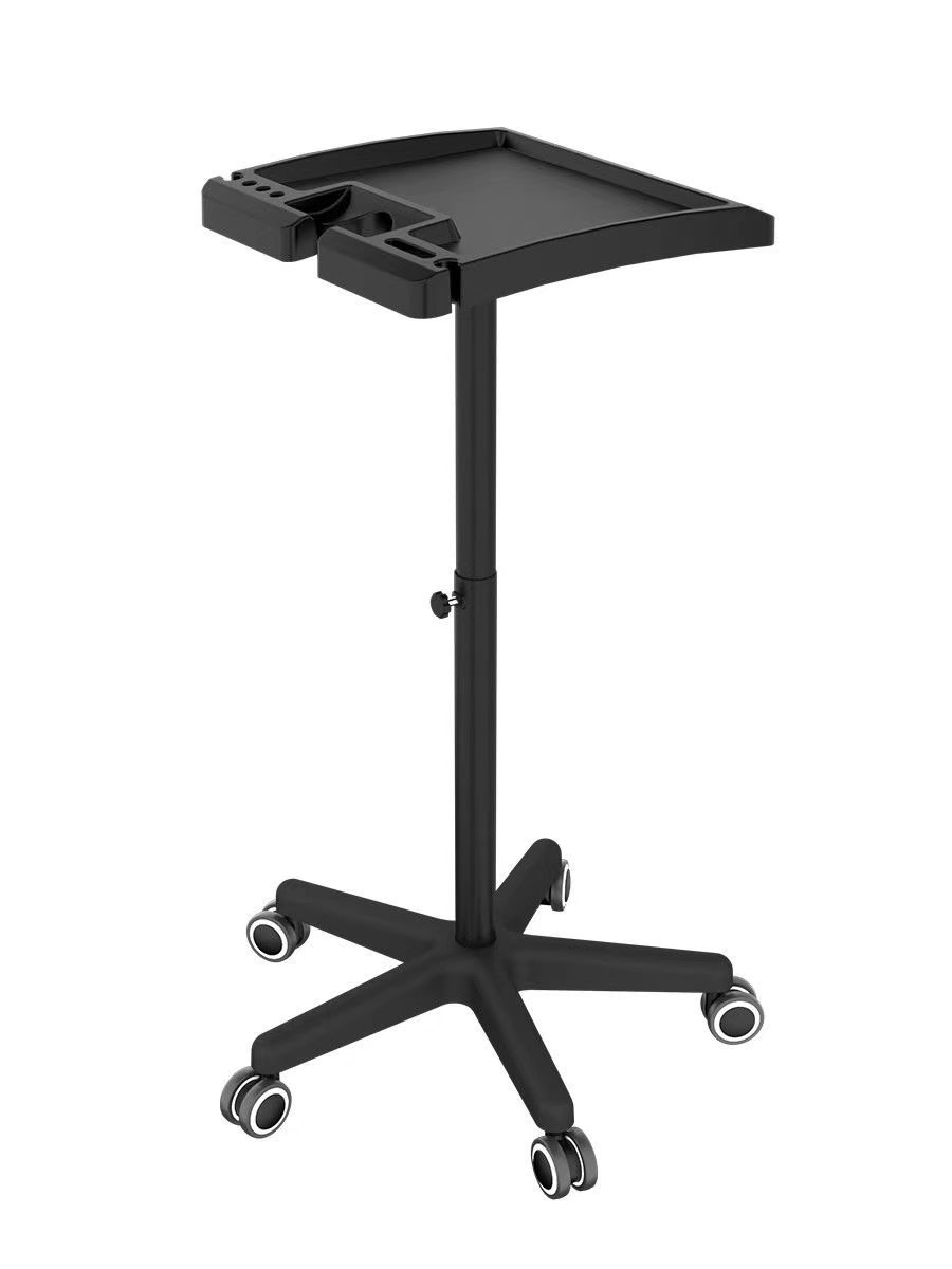 Adjustable Hair Extension Tool Tray Cart Barber Salon Trolley Tray Cart