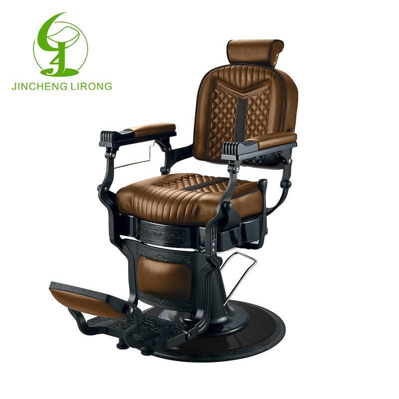 JINCHENG wholesale Portable professional model barber chair custom beauty salon black hair cutting chair