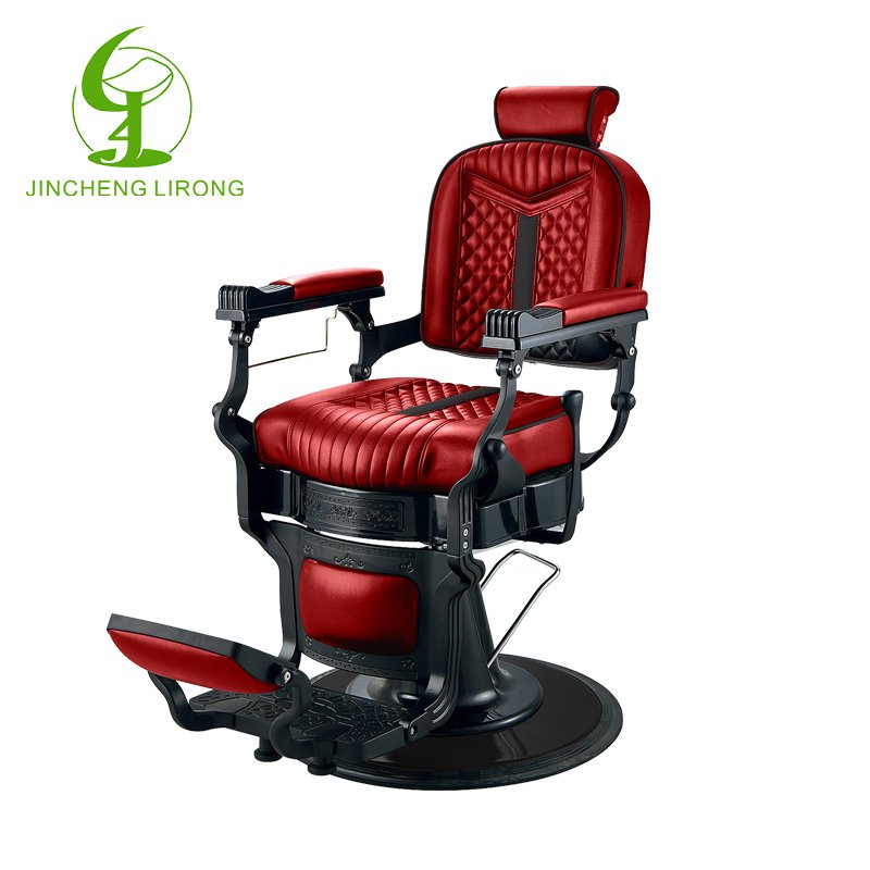 JINCHENG wholesale Portable professional model barber chair custom beauty salon black hair cutting chair
