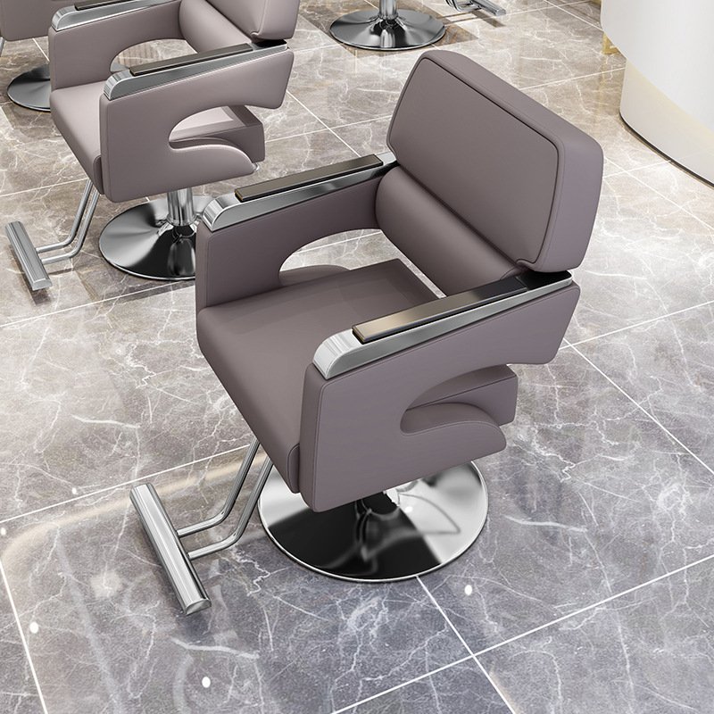 French Design Salon Barbershop Barber Chairs Hairdresser Used Men Hydraulic Barber Chairs
