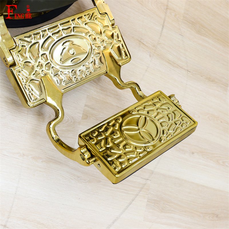 Hot sale Wholesale gold barber chair for man price chairs for barber shop vintage barber chairs