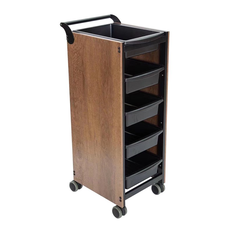 Professional High Quality Wooden Hair Salon Trolley For Beauty Salon Factory Price