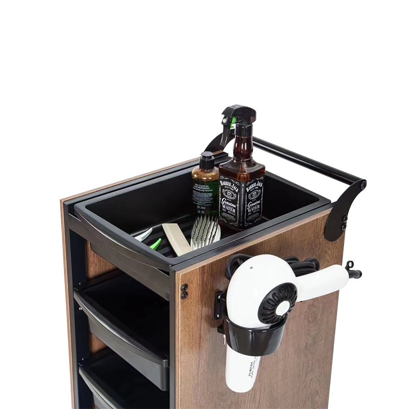 Professional High Quality Wooden Hair Salon Trolley For Beauty Salon Factory Price