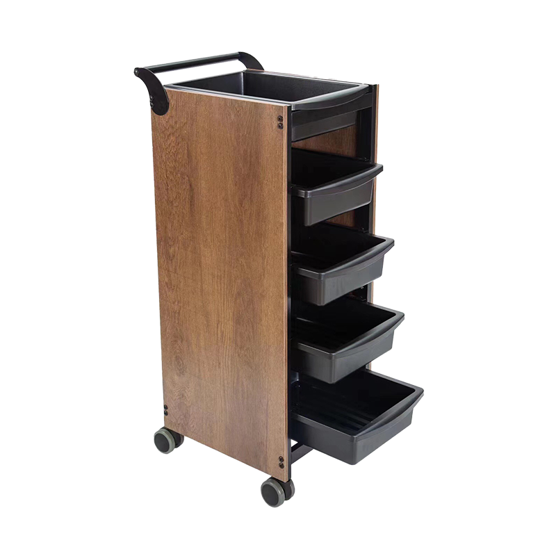 Professional High Quality Wooden Hair Salon Trolley For Beauty Salon Factory Price