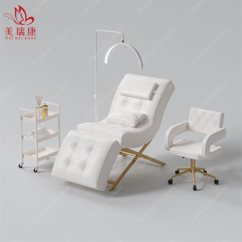 New Model S Beauty bed Ergonomic lounge chair Beauty Tattoo beauty bed head is adjustable
