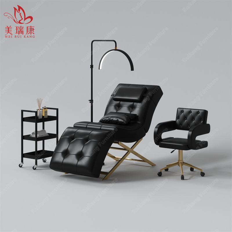 New Model S Beauty bed Ergonomic lounge chair Beauty Tattoo beauty bed head is adjustable