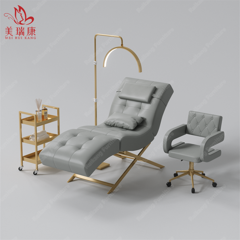 New Model S Beauty bed Ergonomic lounge chair Beauty Tattoo beauty bed head is adjustable
