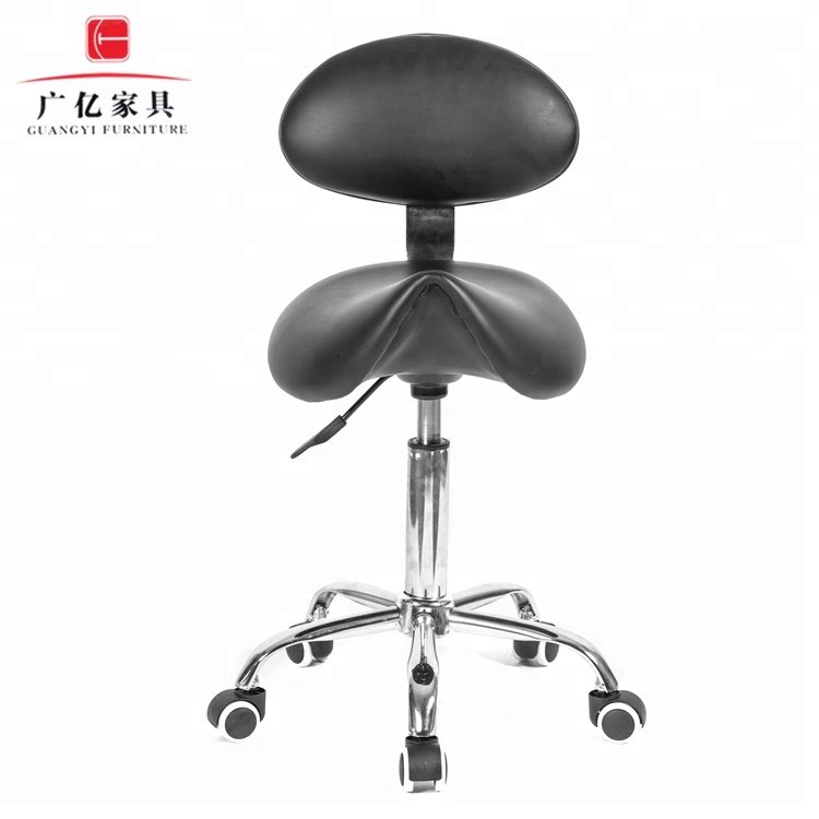 leather salon master chair rolling clinic spa Massage Stool for sale