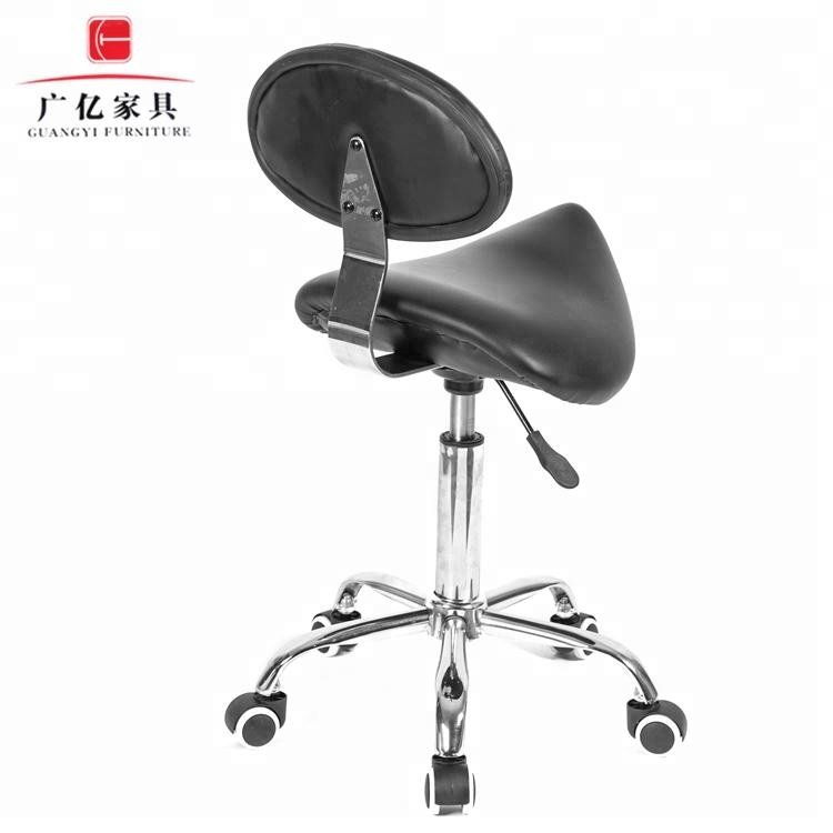 leather salon master chair rolling clinic spa Massage Stool for sale