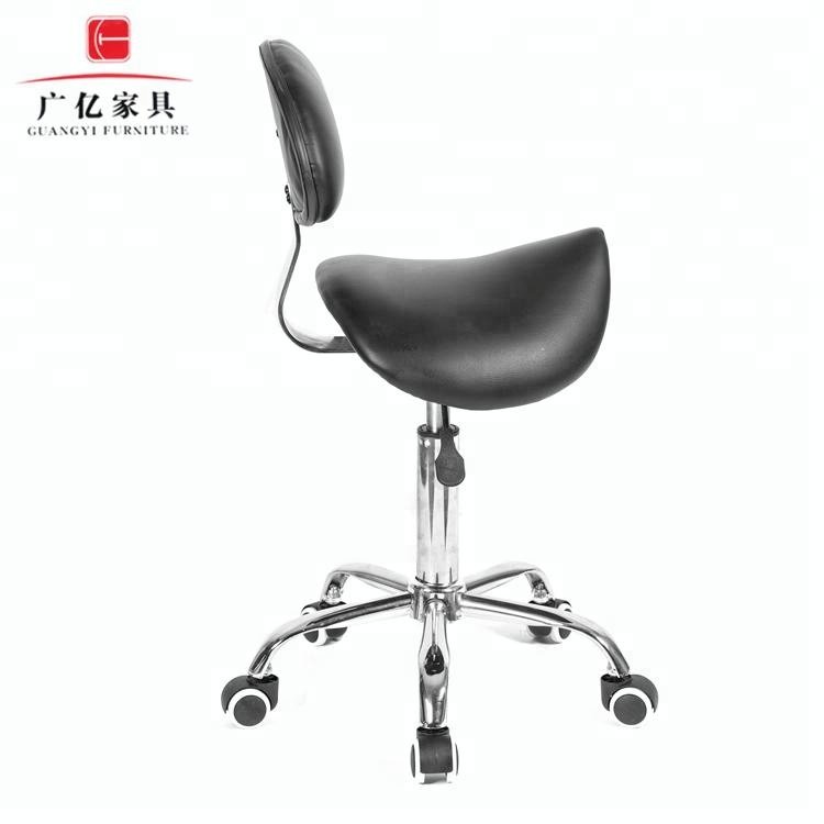 leather salon master chair rolling clinic spa Massage Stool for sale