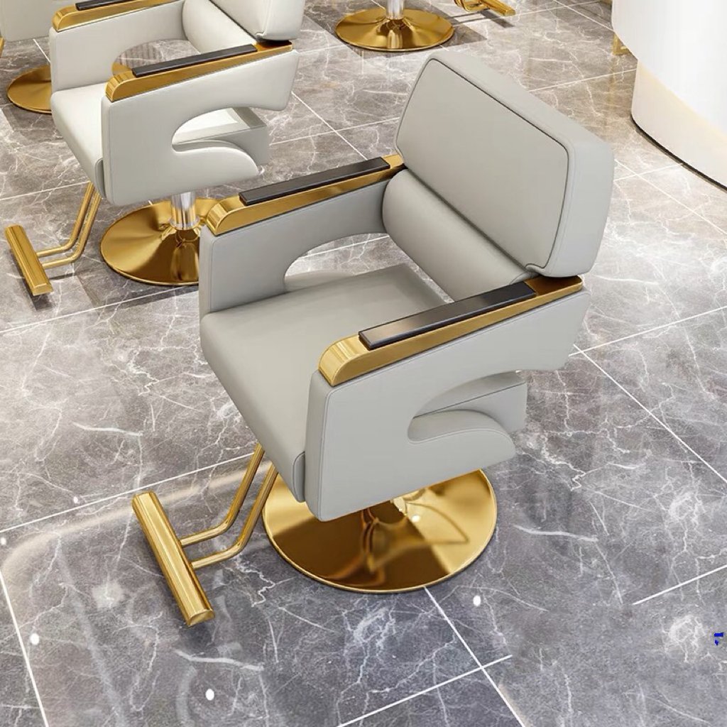 Modern Style Brown Professional Barber Chair For Custom Styling Shop Hair Beauty Salon Furniture