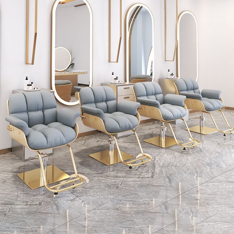 Factory wholesale modern simple luxury Salon furniture and equipment hairdressing reclining styling chair for salon