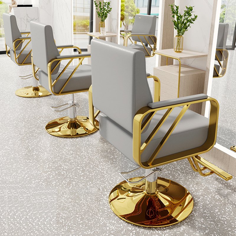Factory Made 360 Children's Child Gold Barber Chair Verfied