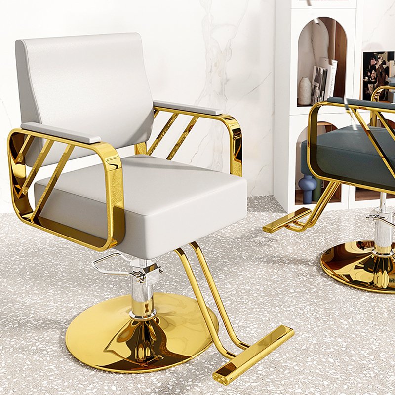 Factory Made 360 Children's Child Gold Barber Chair Verfied