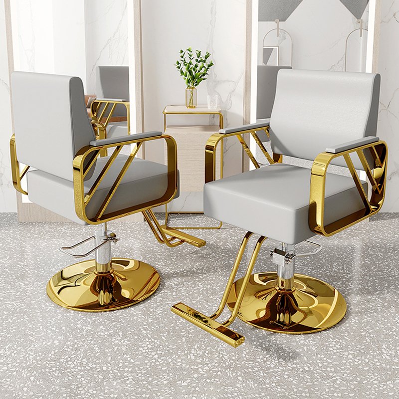 Factory Made 360 Children's Child Gold Barber Chair Verfied