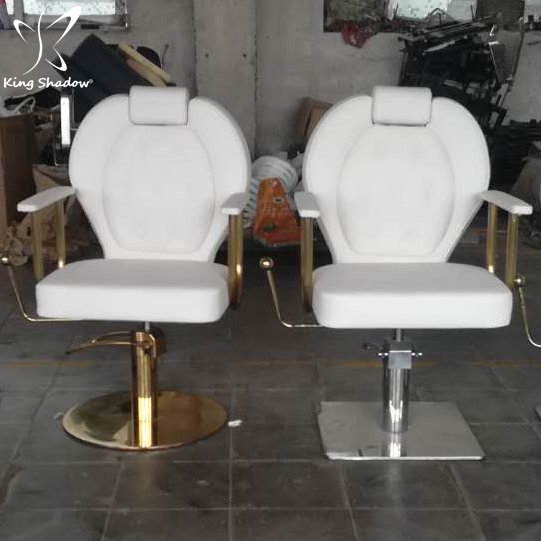 Reclining Barber Chair Salon Chair for Hair Stylist Hair Styling Chair360 Degrees Spa Chair Styling Equipment-Grey barbershop