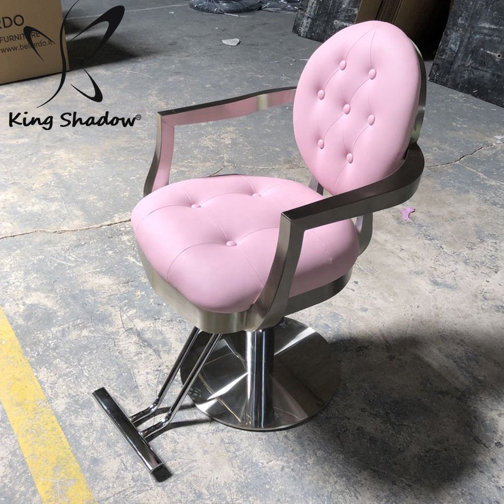 Reclining Barber Chair Salon Chair for Hair Stylist Hair Styling Chair360 Degrees Spa Chair Styling Equipment-Grey barbershop