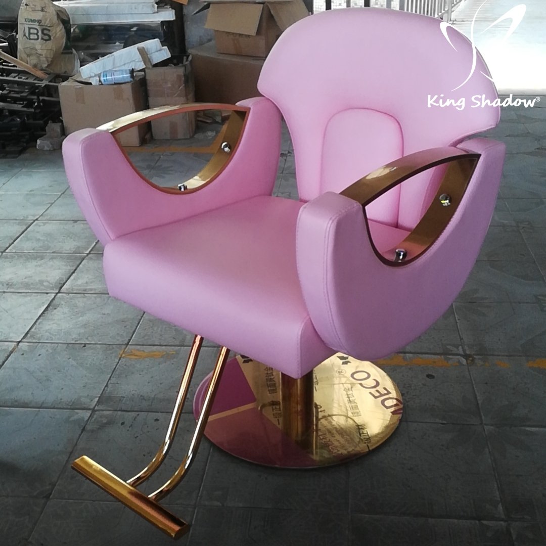 Reclining Barber Chair Salon Chair for Hair Stylist Hair Styling Chair360 Degrees Spa Chair Styling Equipment-Grey barbershop