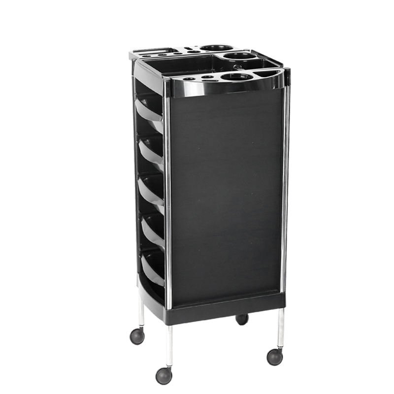 Beauty salon Professional plastic beauty hair salon trolley with doesn't suck hair wheel Salon Trolley