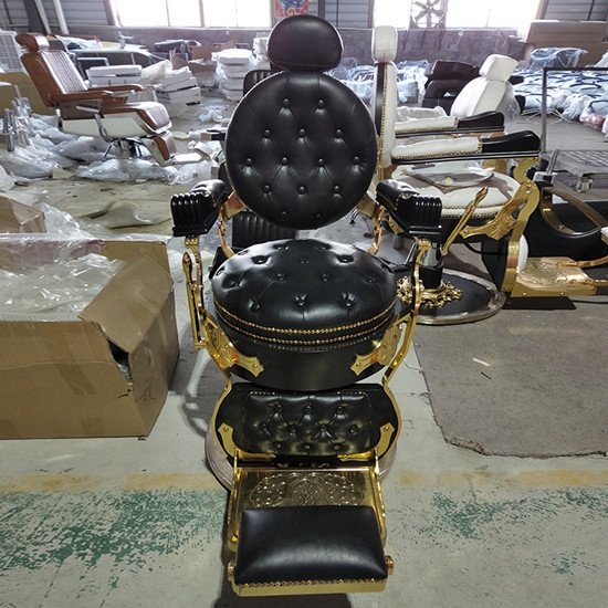 Vintage barber styling chair salon used belmont barber chairs