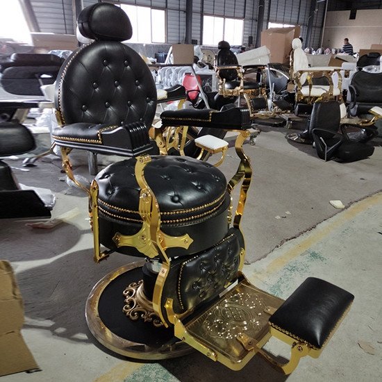 Vintage barber styling chair salon used belmont barber chairs