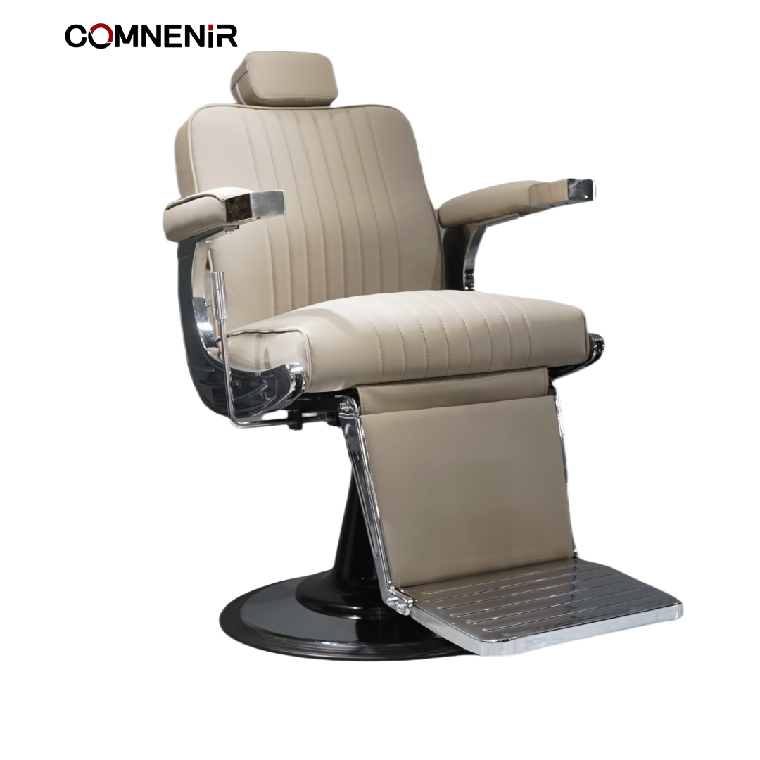 Wholesale High quality barber chair hairdressing chair hair salon chair with footrest lift could put down